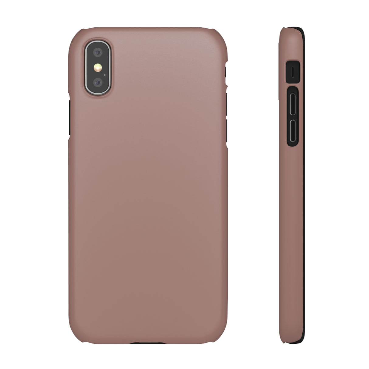 Burnished Brown iPhone Case (Slim) iPhone XS Matte Phone Case