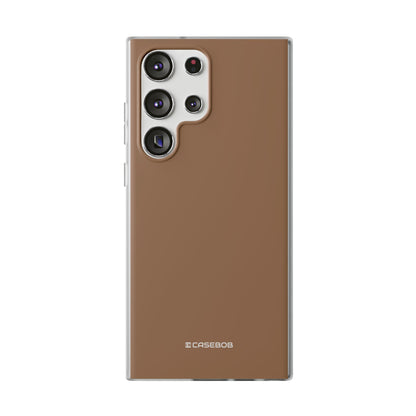 Chamoisee Brown | Handyhülle für Samsung Galaxy (Flexible Hülle) 