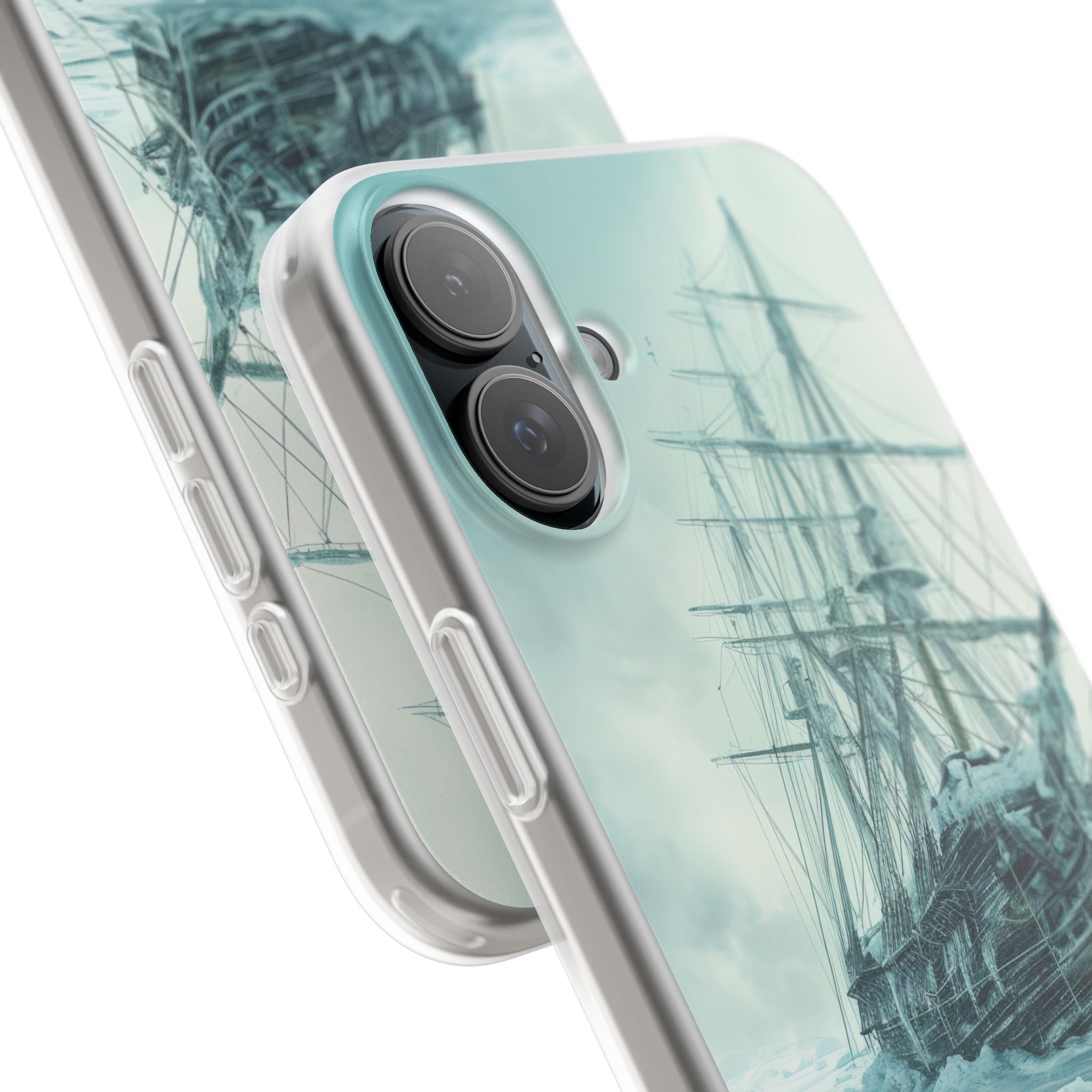 Icebound Ship iPhone 16 Plus Case - Soft