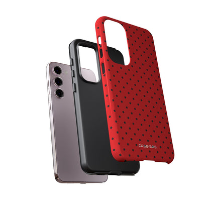 Crimson Dot Matrix Samsung S23 Plus Case - Tough