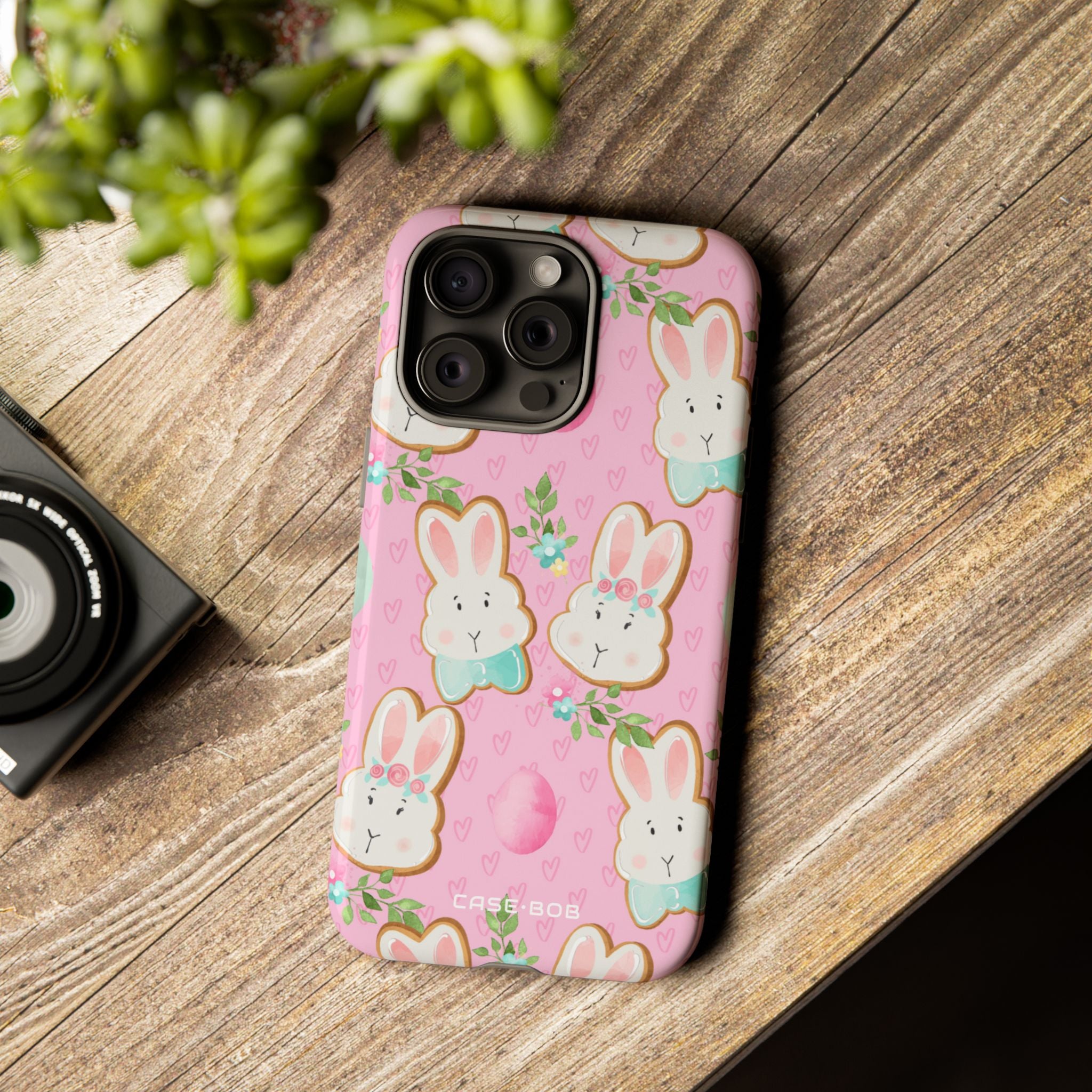 Bunny Blossom iPhone 15 Pro Max Case - Tough