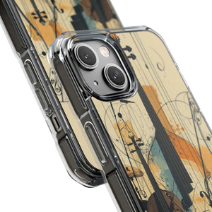 Strings in Motion - Phone Case for iPhone (Clear Impact - Magnetic)