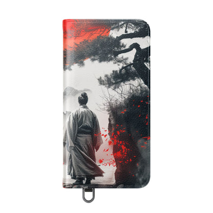 Red Sun Serenity - Samsung S25 Case - Wallet
