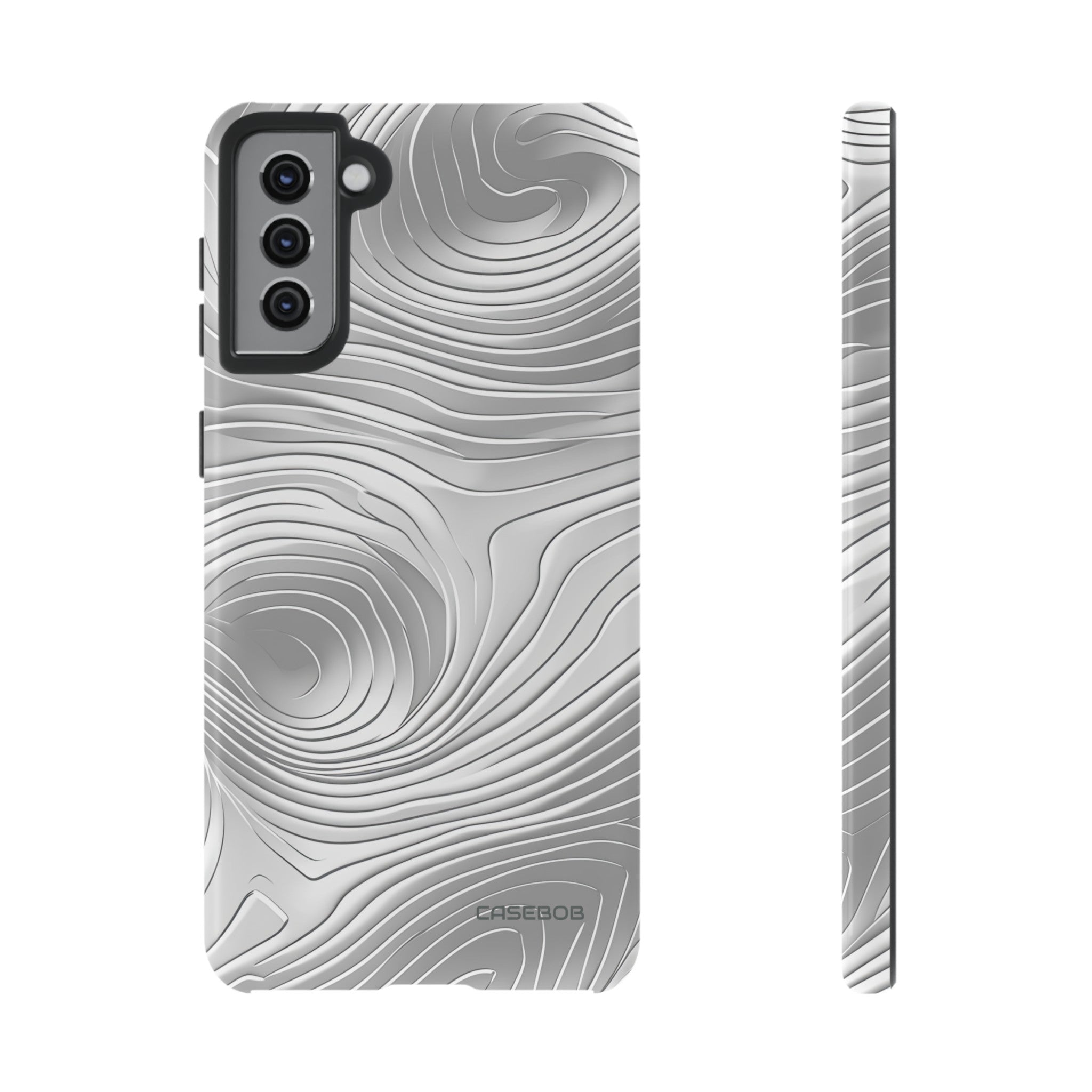 Sleek Grey Minimalism - Protective Phone Case