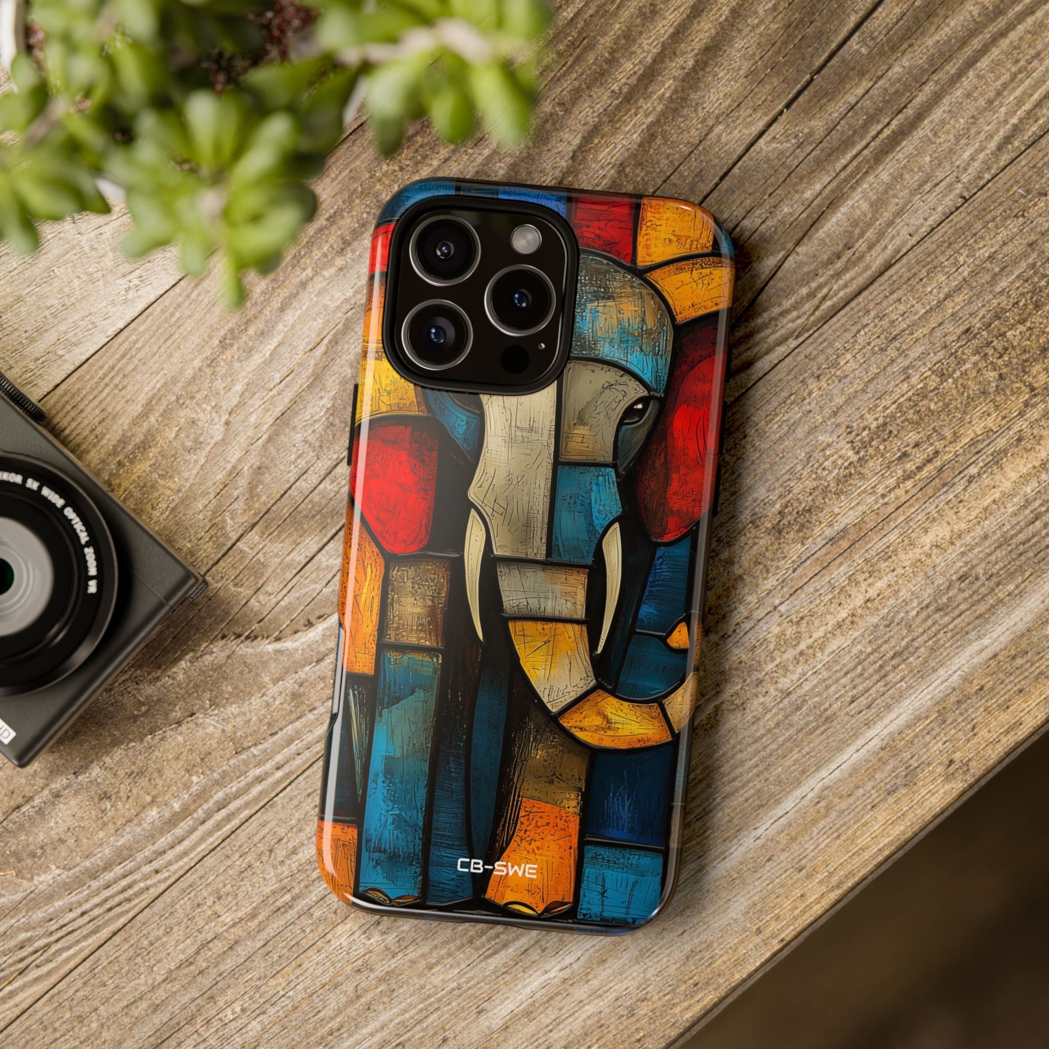 Elephant Shapes Dance - iPhone Case