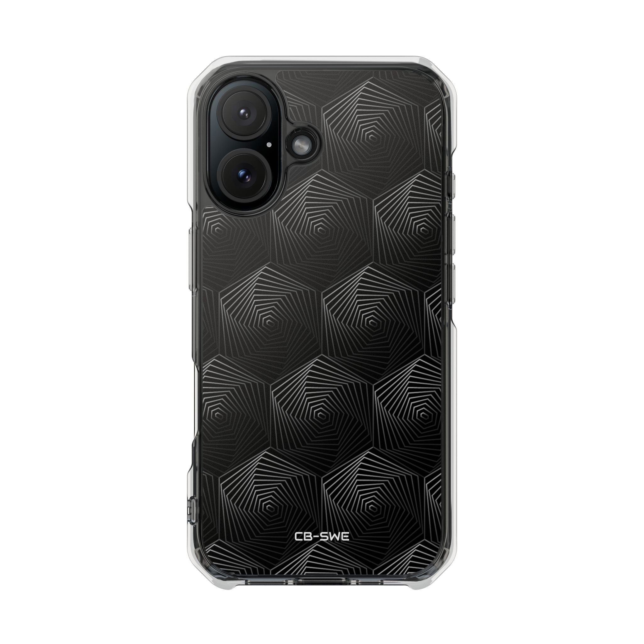 Geometric Spiral Illusion iPhone Case - Impact