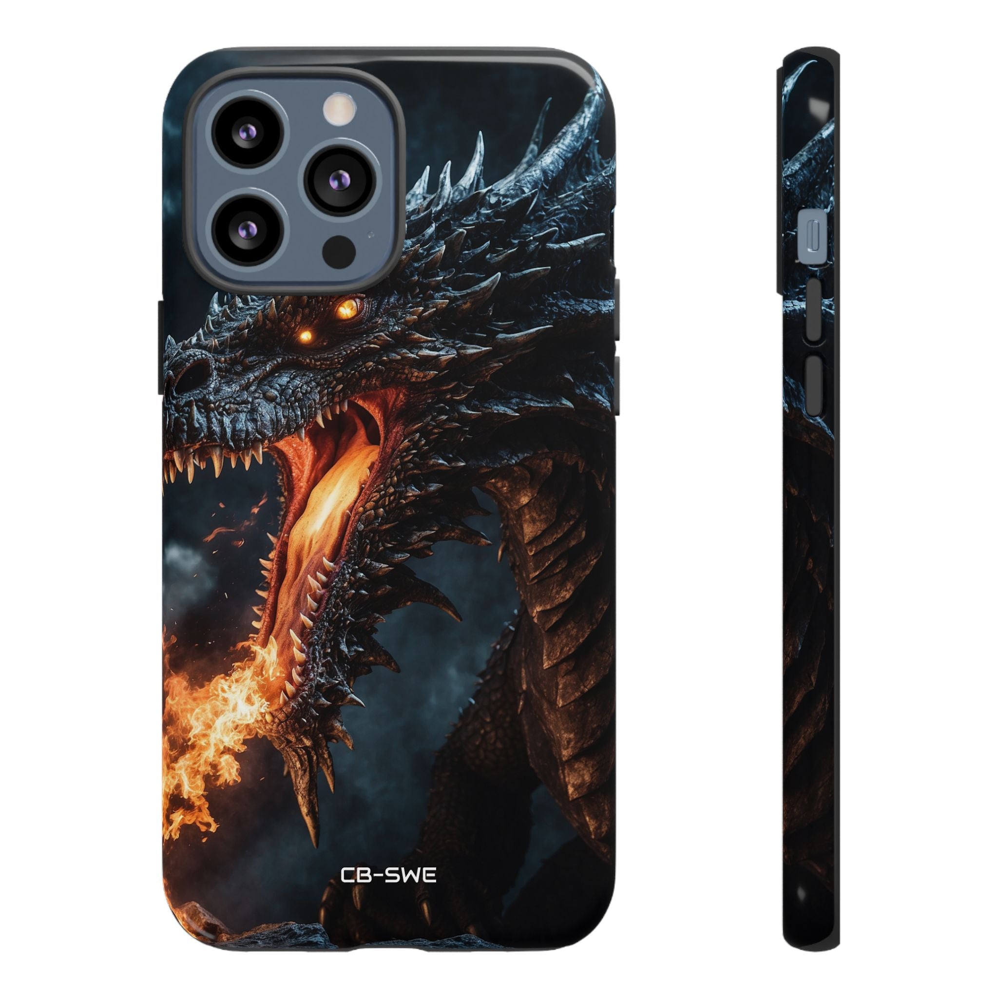 Fiery Breath Erupts - iPhone Case