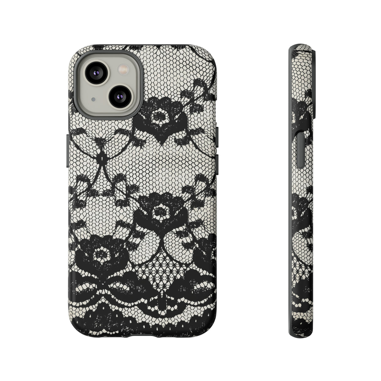 Lilrunge Gothic Flower - Protective Phone Case