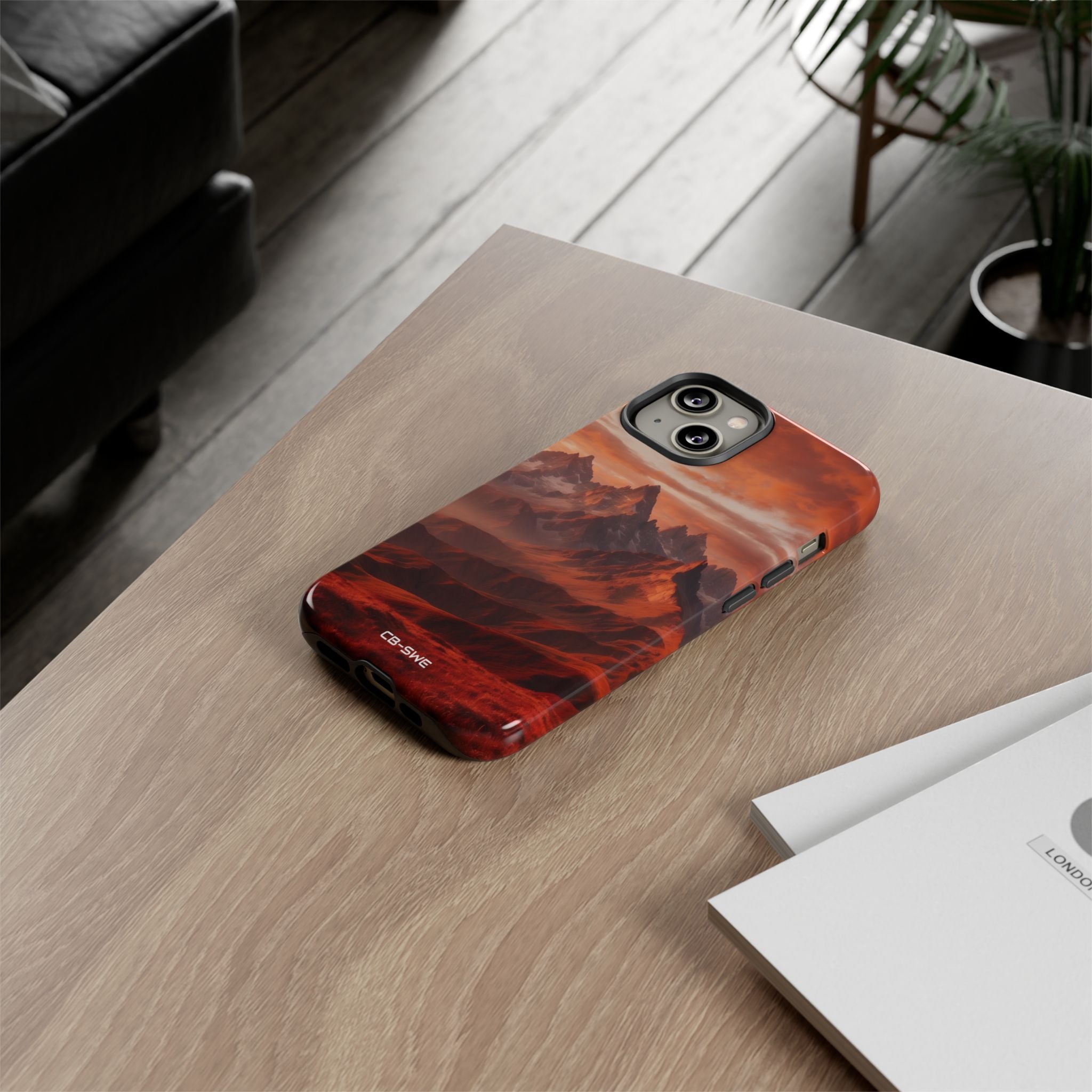Mountain Peaks Glowing - iPhone Case