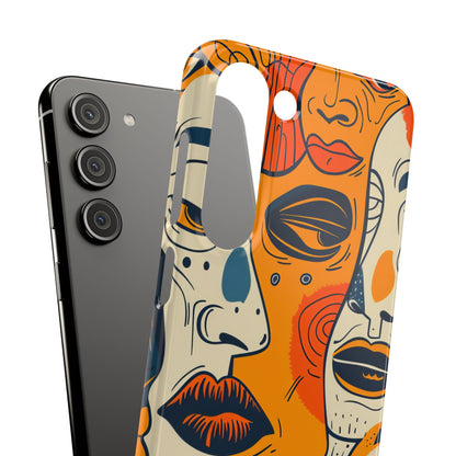 Gradient Face Mosaic Samsung S23 - Slim Phone Case