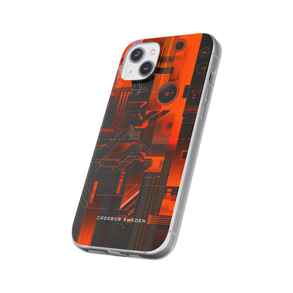 Gradient Circuitburst iPhone 14 - Flexi Phone Case