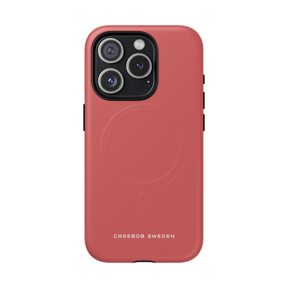 Indian Red iPhone 15 | Tough+ Phone Case