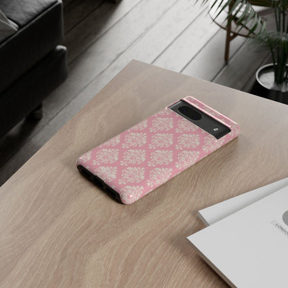 Pastel Damask Elegance - Google Pixel Case