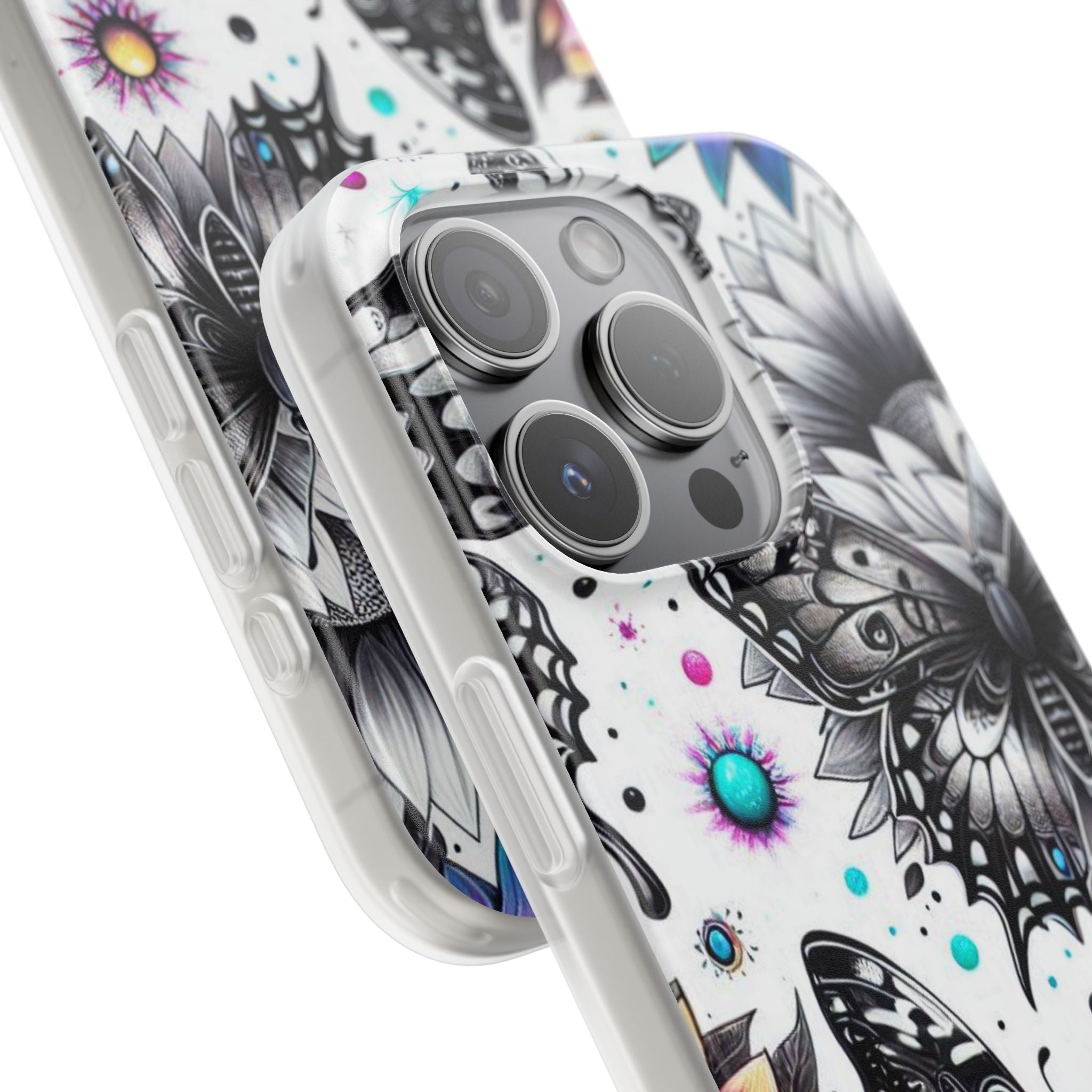 Butterfly Bloom iPhone 15 Pro Case - Soft