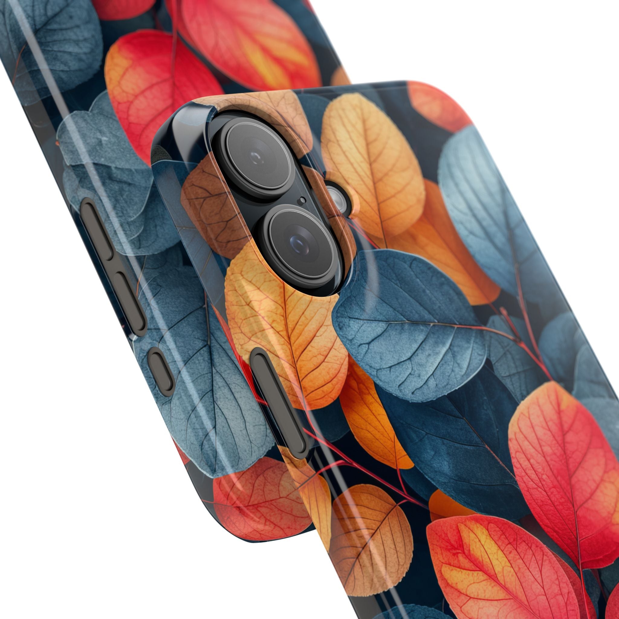 Vibrant Nature Leaves - Slim iPhone 16 Phone Case