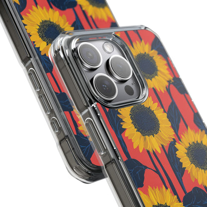 Vibrant Sunflower Rhythm iPhone Case - Impact