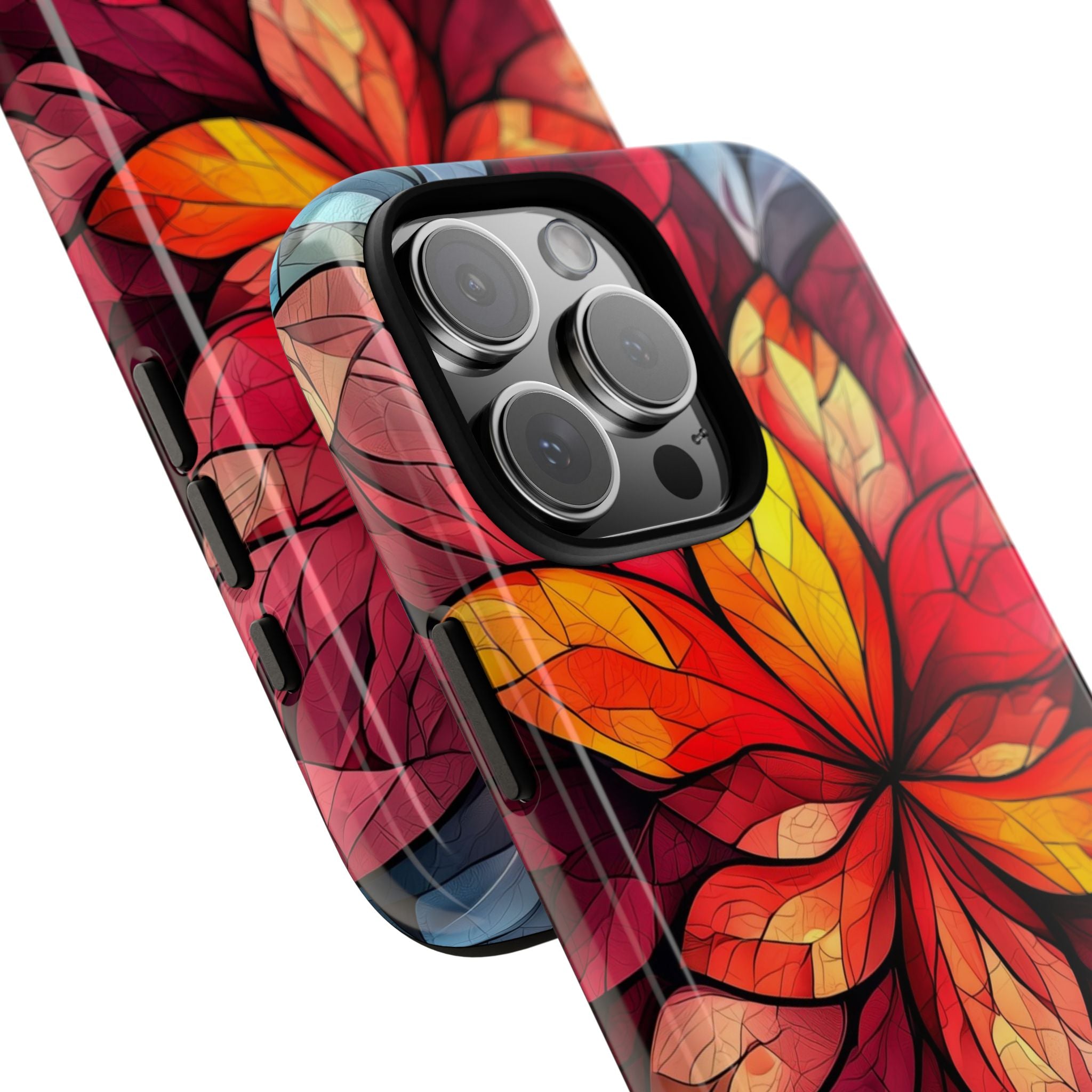 Flame Blossoms Glow - iPhone Case