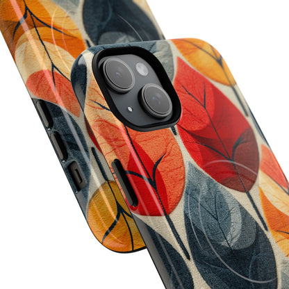 Autumn Leaf Design - Tough + MagSafe® iPhone 15 Phone Case