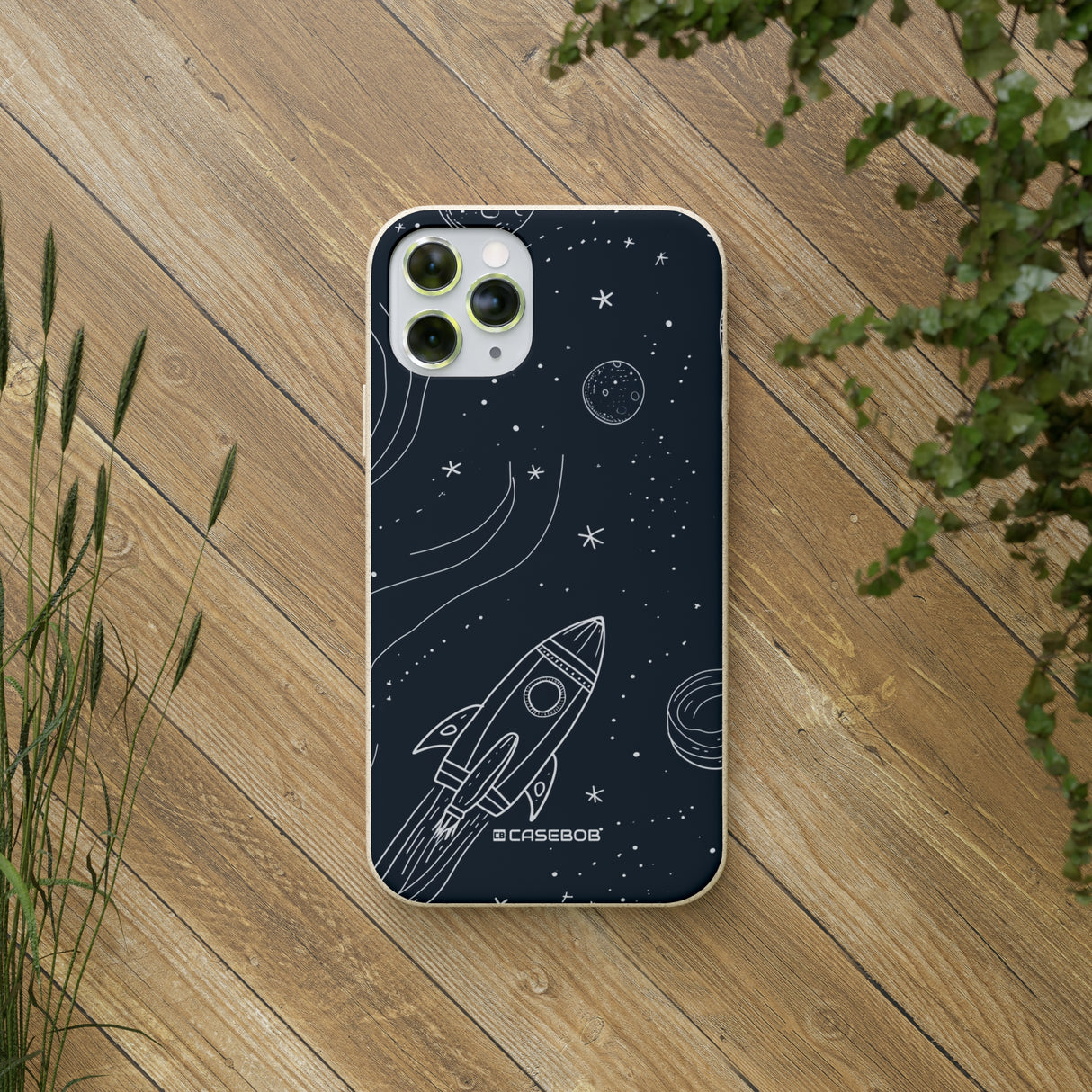 Cosmic Doodle Adventure | Biologisch abbaubare Handyhülle