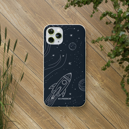 Cosmic Doodle Adventure | Biodegradable Phone Case