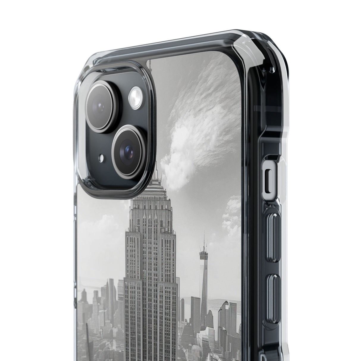 Urban Monoliths - Phone Case for iPhone (Clear Impact - Magnetic)