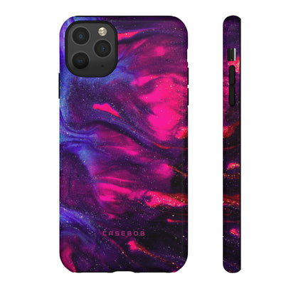 Deep Purple Ink Art - Protective Phone Case