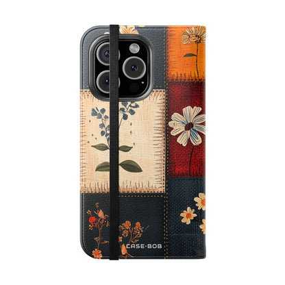 Patchwork Blooms - iPhone 16 Pro Case - Wallet