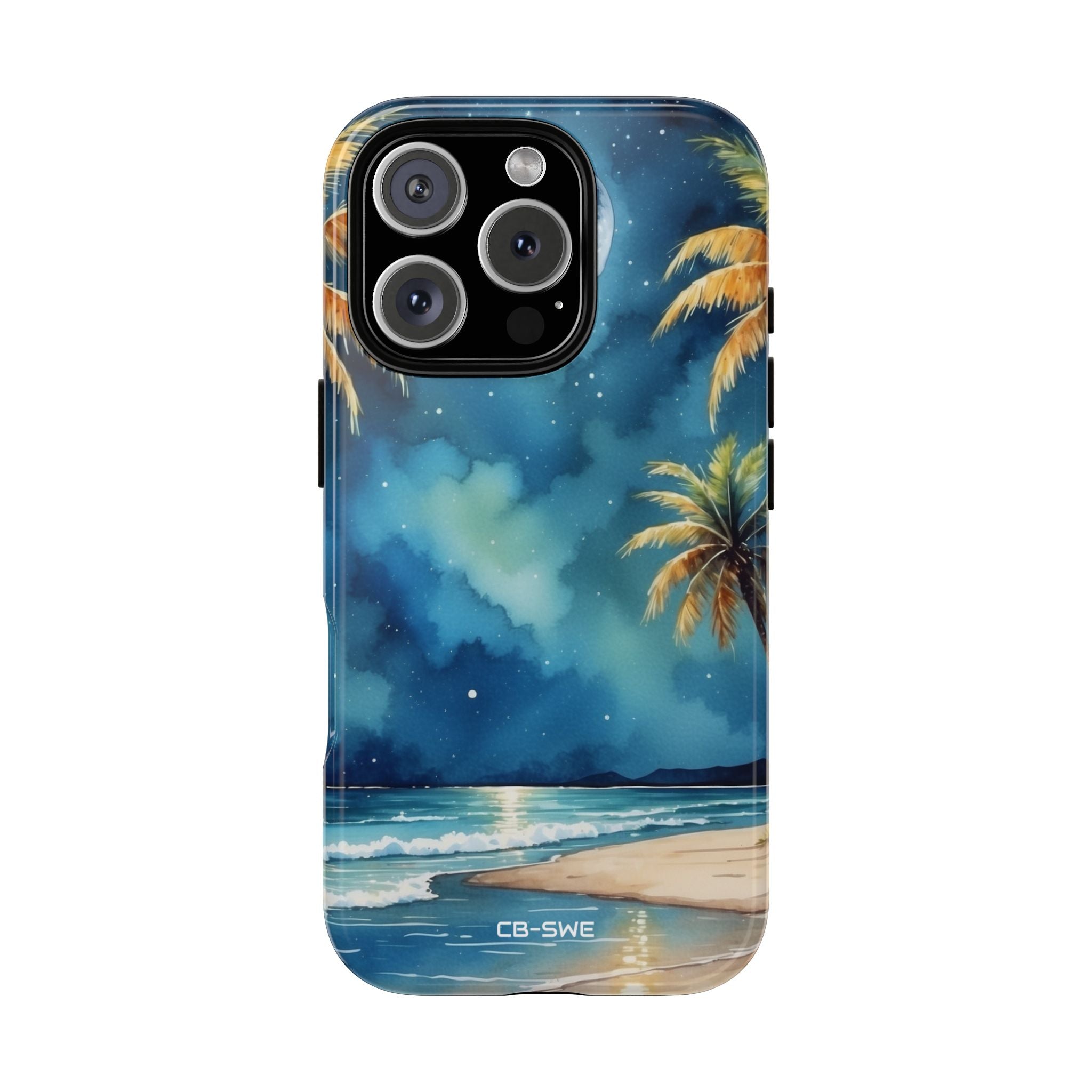 Moonlight Kisses Waves - iPhone Case
