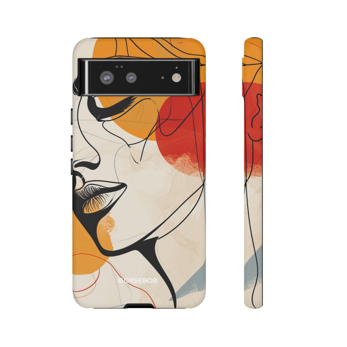 Contemplative Warmth | Protective Phone Case for Google Pixel