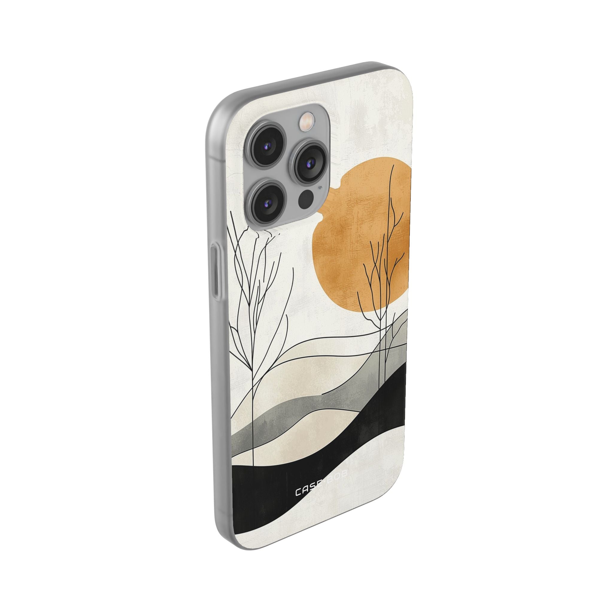 Orange Halo iPhone 14 Pro Max Case - Soft