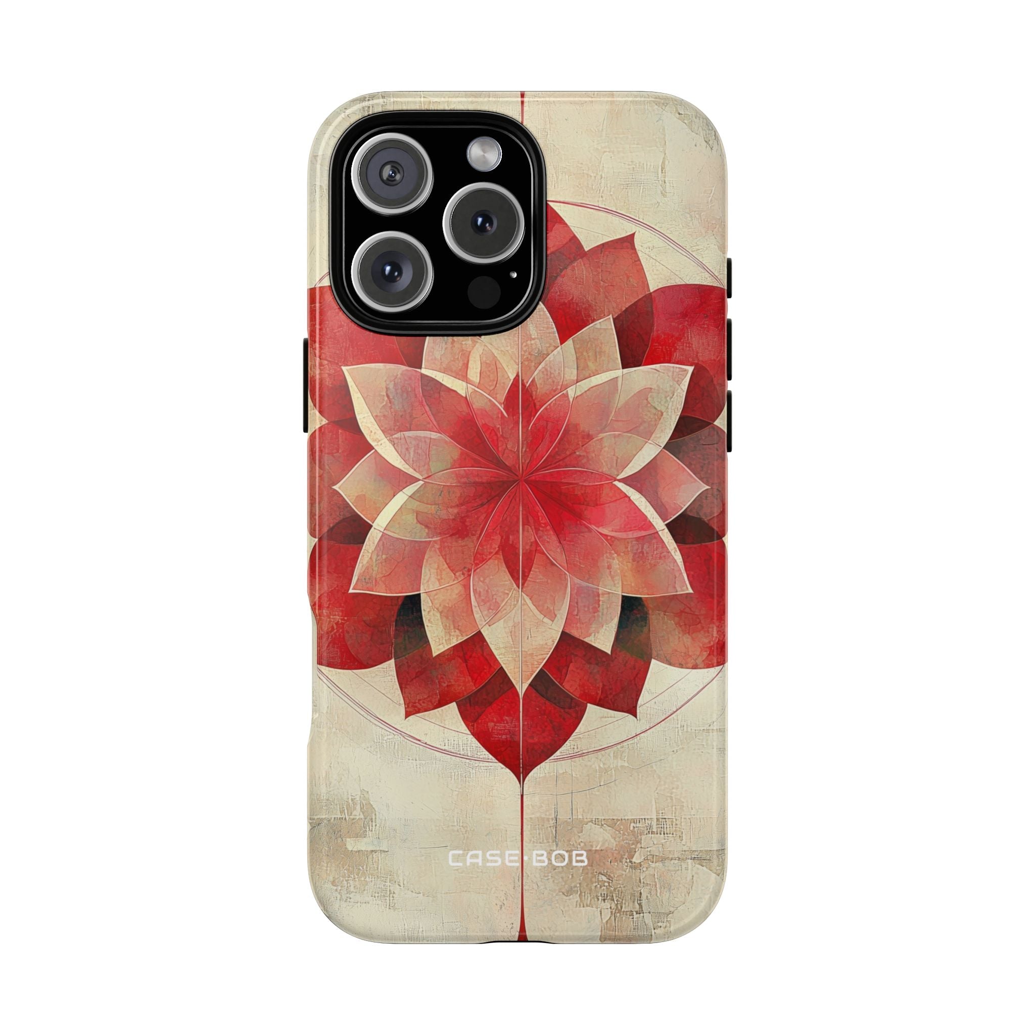 Crimson Bloom iPhone 16 Pro Max Case - Tough