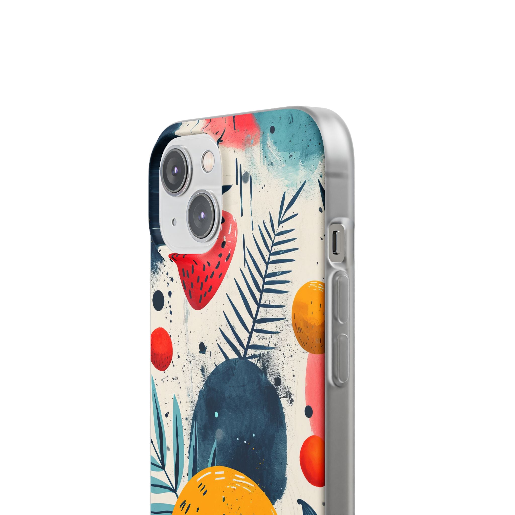 Vibrant Fruit Canvas - Flexi iPhone 14 Phone Case