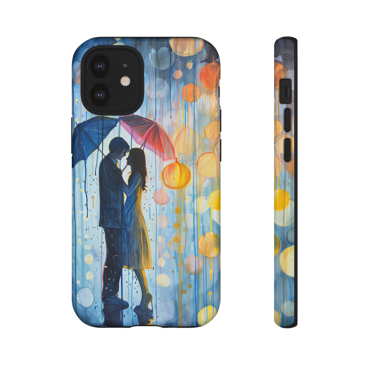 Rainy Day Love Umbrellas - Protective Phone Case