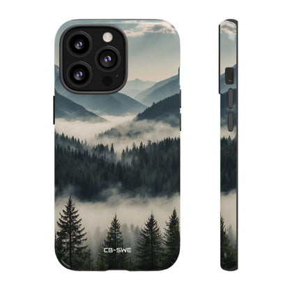 Misty Forest Embrace - iPhone Case