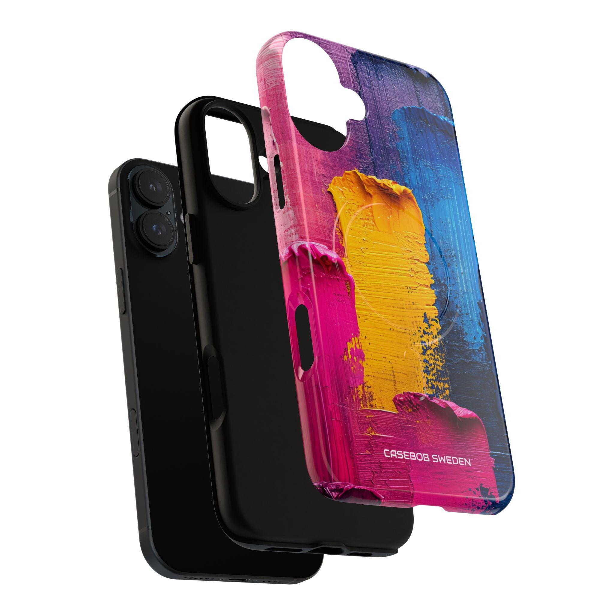 Bold Abstract Texture - Tough + MagSafe® iPhone 16 Phone Case