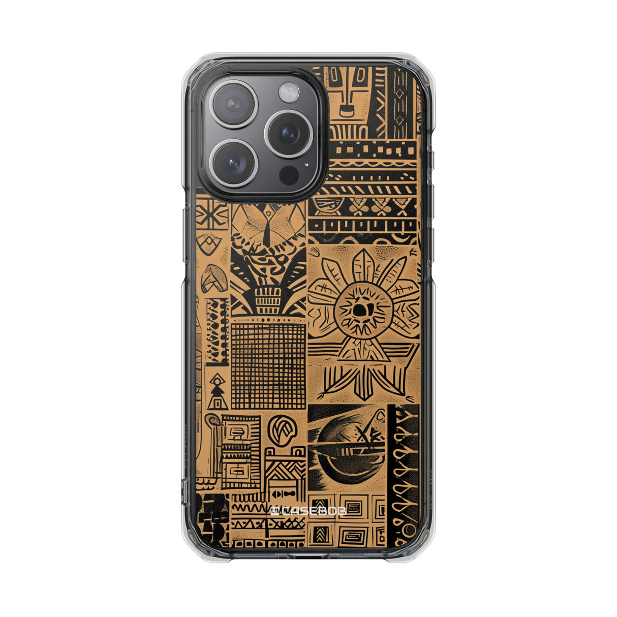 Ancient Ethnic Tapestry - Phone Case for iPhone (Clear Impact - Magnetic)