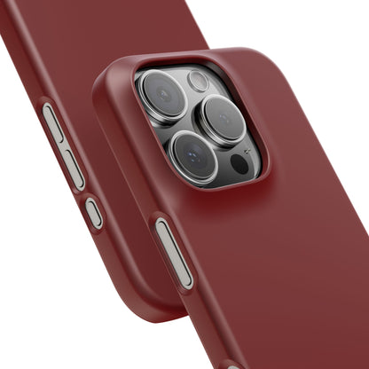 Maroon iPhone 16 - Slim Phone Case