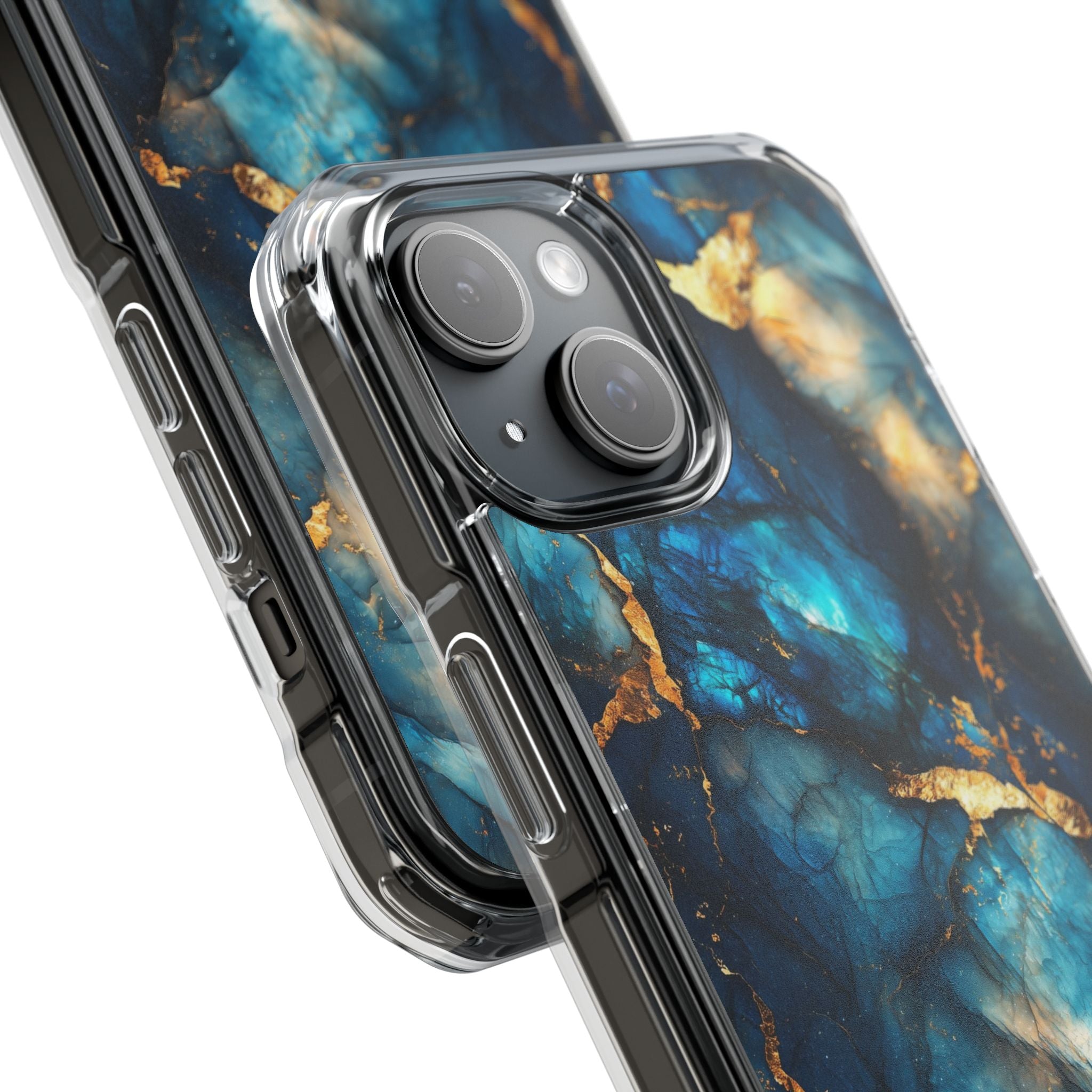 Luminous Gold Veins iPhone Case - Impact