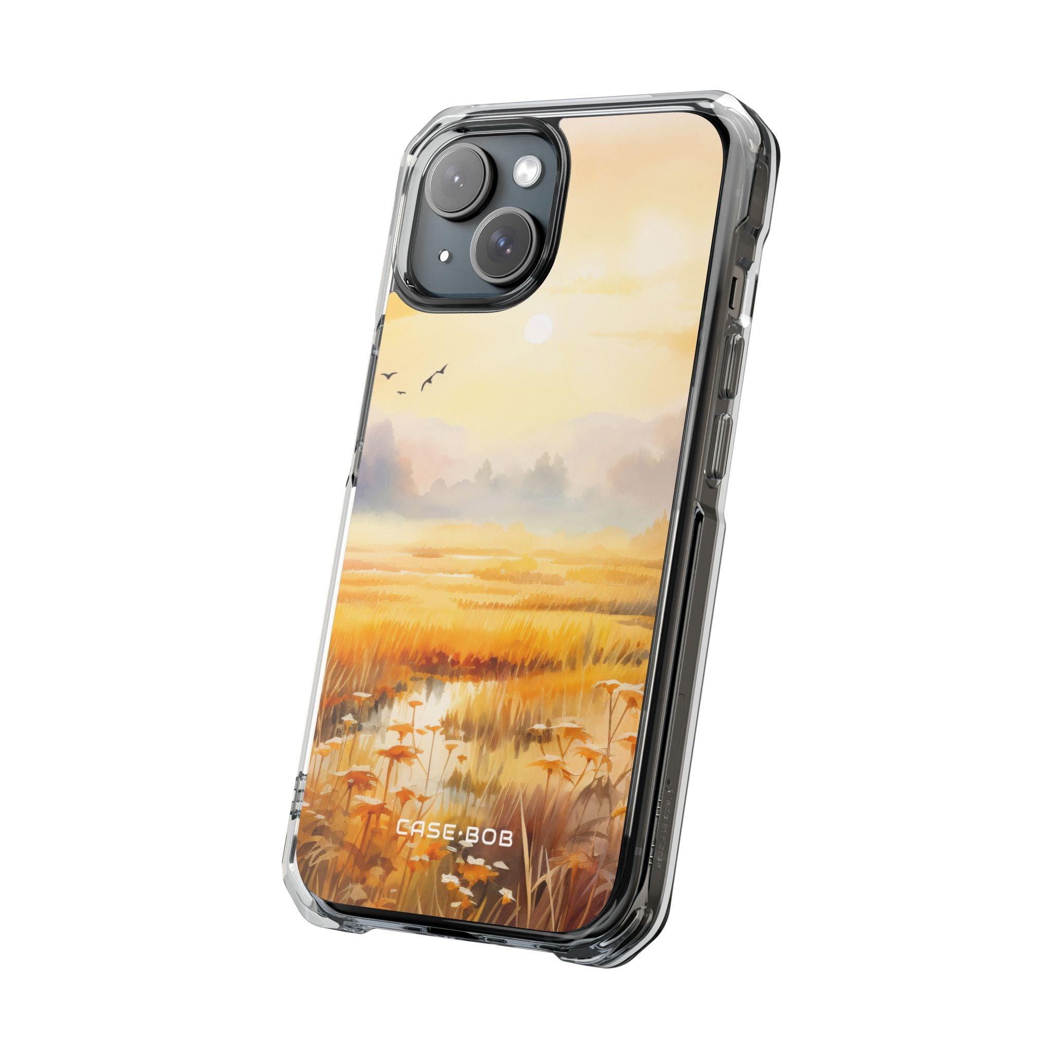 Golden Sunscape iPhone 15 Case - Impact