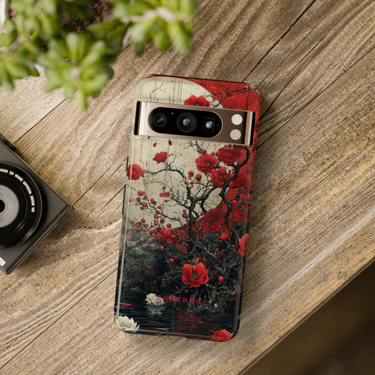 Moonlit Rose Peace - Protective Phone Case