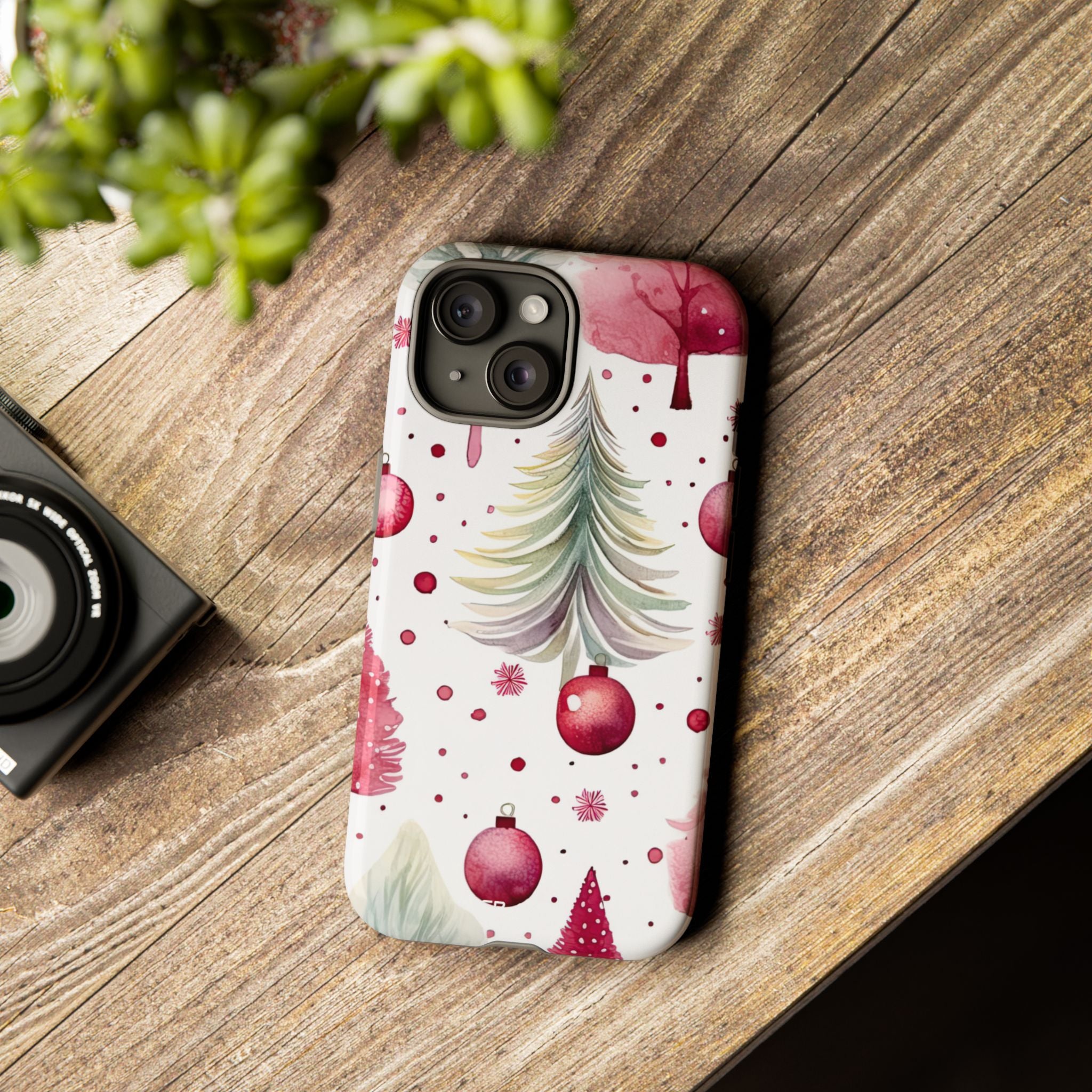 Whimsical Trees Glow - iPhone Case