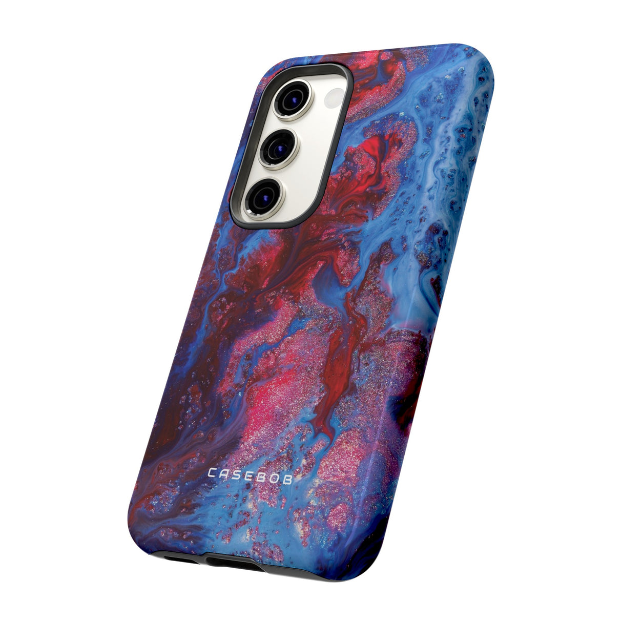 Deep Red Ink Art Phone Case - Protective - Protective Phone Case