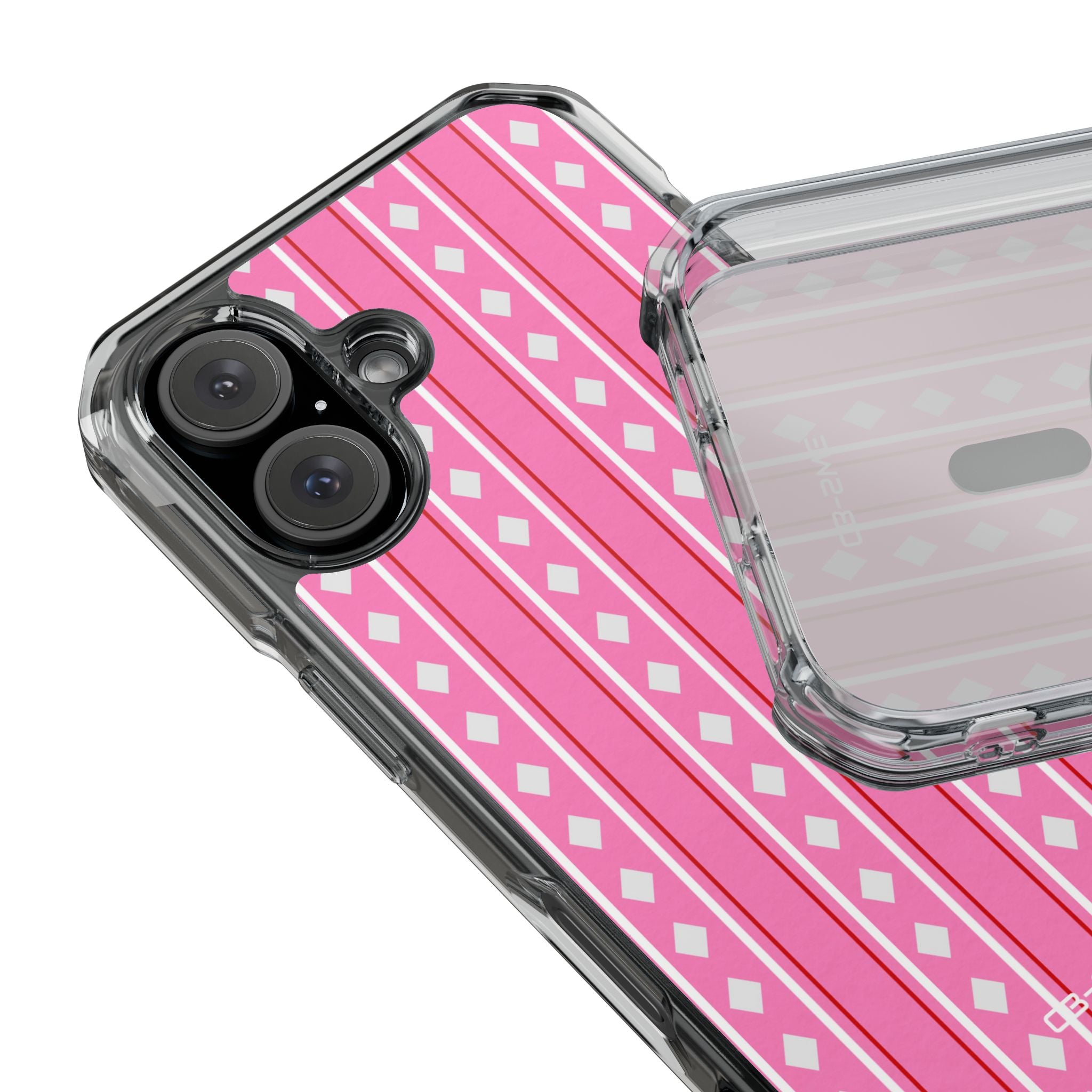 Pink Diamonds Symmetry iPhone Case - Impact