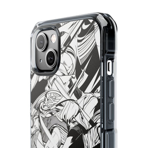 Dynamic Court Noir - Phone Case for iPhone (Clear Impact - Magnetic)