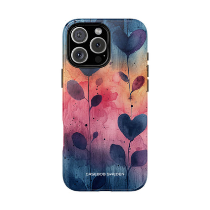 Watercolor Heart Art - Tough iPhone 16 Phone Case