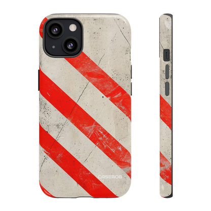 Crimson Line Minimalism - Protective Phone Case