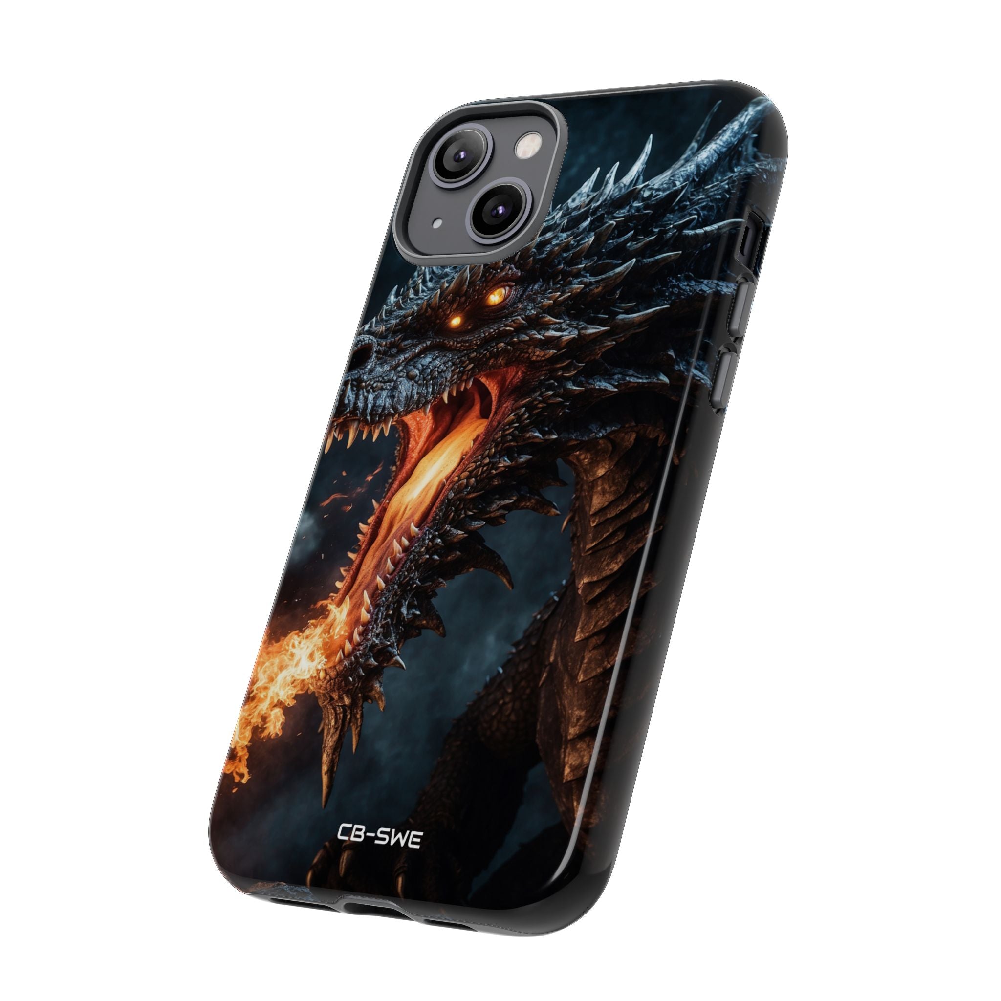 Fiery Breath Erupts - iPhone Case