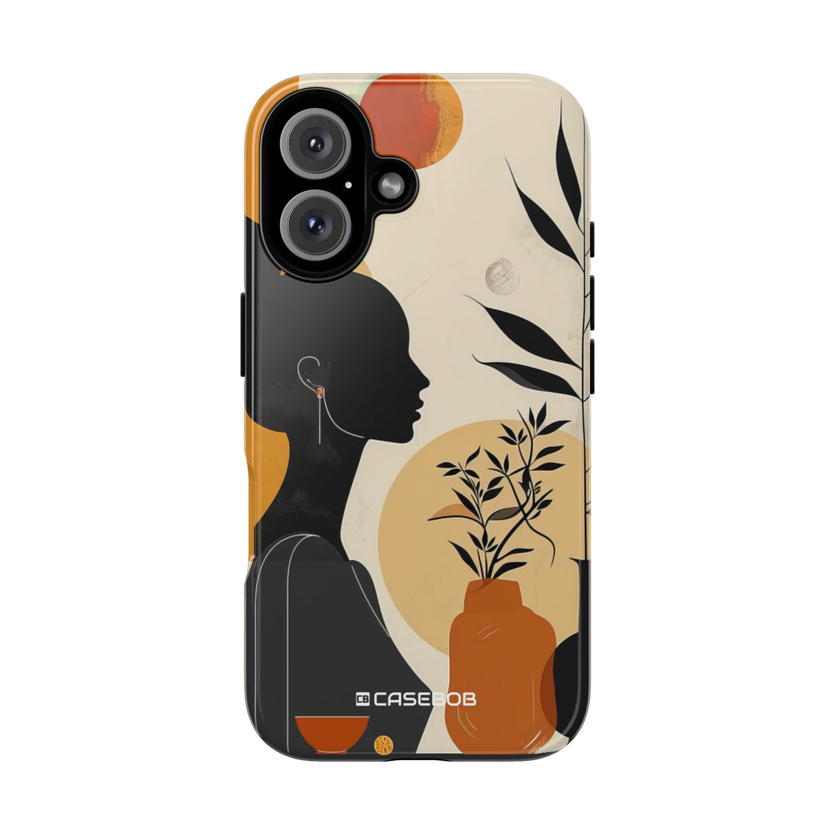 Serene Silhouette in Warm Hues - for iPhone 16