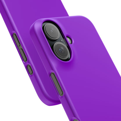 Dunkelviolettes iPhone 16 - Schlanke Handyhülle