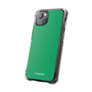 Jade Green | Phone Case for iPhone (Clear Impact Case - Magnetic)